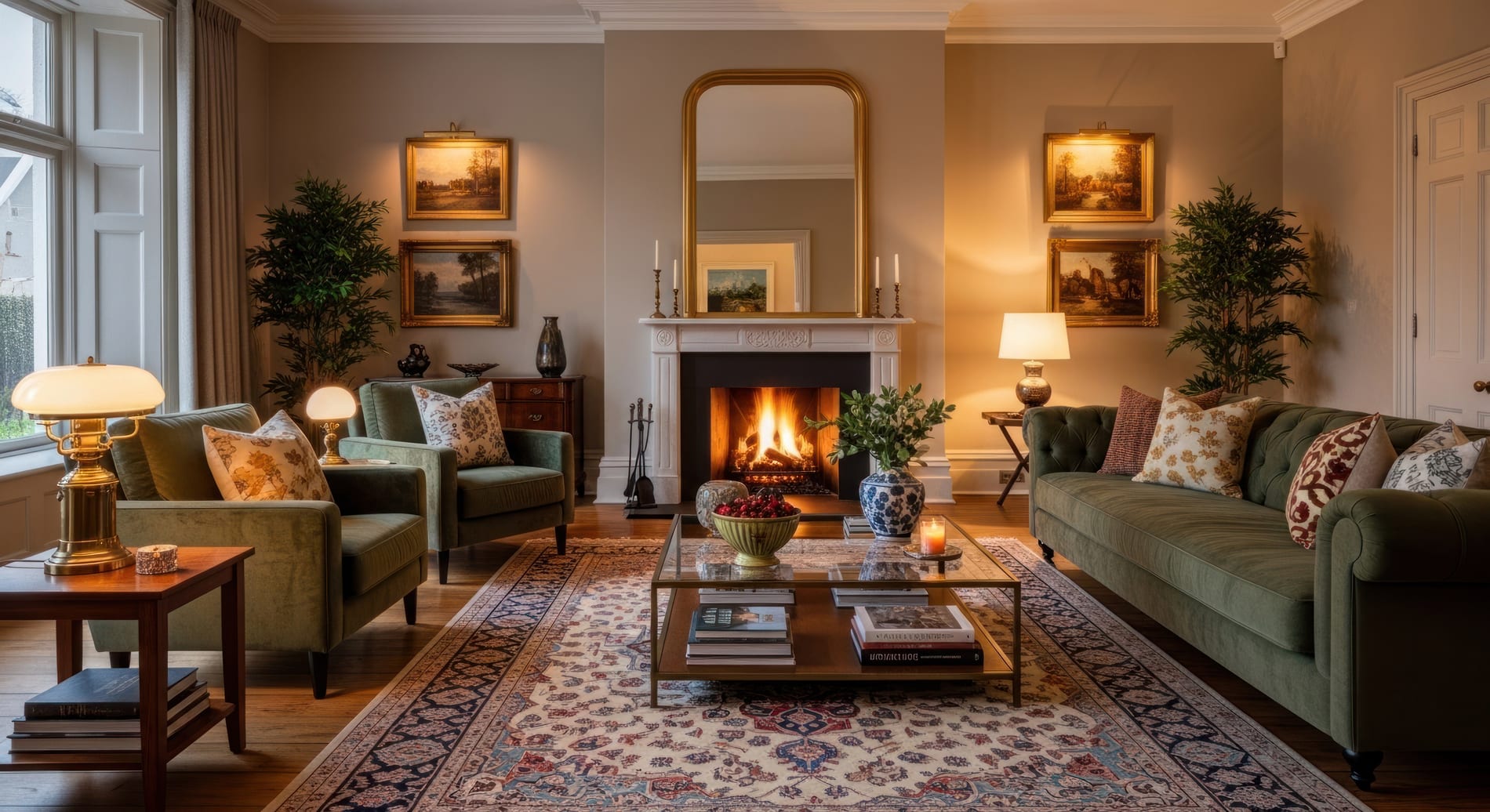Beautifully furnished living space